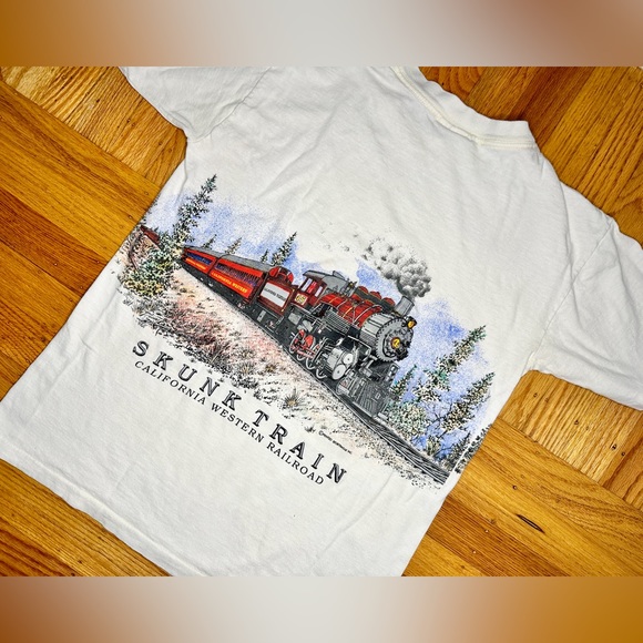 California Fort Bragg Skunk Train T-shirt - Picture 6 of 8